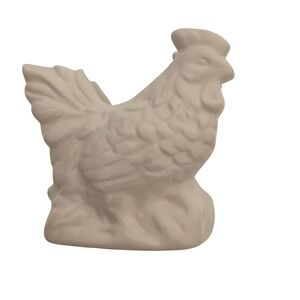 Country Living Ceramic Rooster Napkin Holder‎ Farmhouse Cottage Core